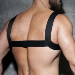 Harnais AD Fetish BASIC ELASTIC ADF104 Noir 6 Harnais AD Fetish BASIC ELASTIC ADF104 Noir -Men Attitude Boutique harnais adf adf104 noir 3