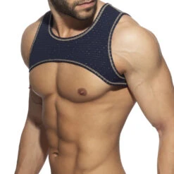 Harnais Reversible Regal AD1304 Bleu -Men Attitude Boutique harnais ads1304 blue 1