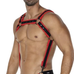 Harnais Cut4Men H4RNESS05 Rouge -Men Attitude Boutique harnais ar0012a rouge 1