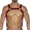 Harnais Cut4Men H4RNESS05 Rouge -Men Attitude Boutique harnais ar0012a rouge m