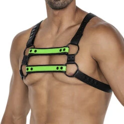 Harnais Cut4Men H4RNESS06 Vert -Men Attitude Boutique harnais ar0013 vert 2