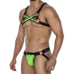 Harnais Cut4Men H4RNESS06 Vert -Men Attitude Boutique harnais ar0013 vert m