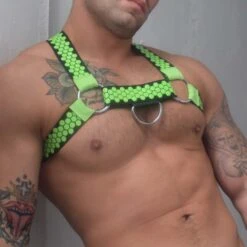 Harnais HEX BREEDWELL Vert -Men Attitude Boutique harnais breedwell 221105 vert 4 1