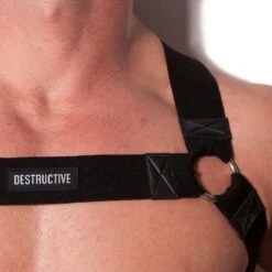 Harnais DESTRUCTIVE 1DHS02 -Men Attitude Boutique harnais destructive 1DHS02 noir 5