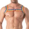 Harnais Rainbow TOF PARIS TOF385RW Multicolore -Men Attitude Boutique harnais tof385rw cmod m