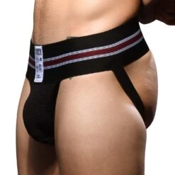 Jock Strap Andrew Christian FUKR Retro 92662 -Men Attitude Boutique jockstrap ac 92662 noir 4