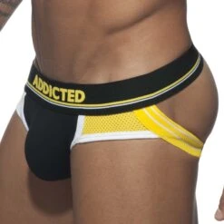 Jock Strap Addicted Push Up Sport AD744 -Men Attitude Boutique jockstrap ad ad744 noir 4