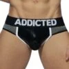 Jock Strap Addicted Mini Stripes AD903 -Men Attitude Boutique jockstrap addicted ad903 noir m