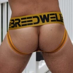 Jock Strap Cumdump BREEDWELL -Men Attitude Boutique jockstrap breedwell bw0068 jaune 3