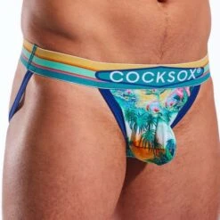 Jock Strap CockSox Florida Keys CX21N -Men Attitude Boutique jockstrap cocksox cx21n bleu 4