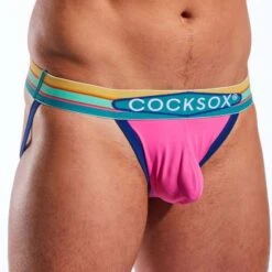 Jock Strap CockSox Miami Pink CX21N -Men Attitude Boutique jockstrap cocksox cx21n rose 4