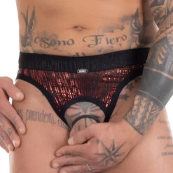 Jock Strap Eros Veneziani 7555 Noir 5 Jock Strap Eros Veneziani 7555 Noir -Men Attitude Boutique jockstrap erosveneziani 7555 noir M