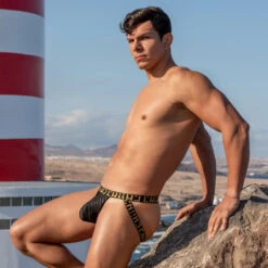 Jock Strap L Homme Invisible Back To Black MY45BTB -Men Attitude Boutique jockstrap hi my45btb noir a