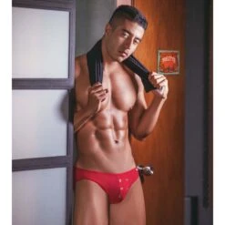 Jock Strap Pikante Wallace PIK0341 -Men Attitude Boutique jockstrap pikante PIK0341 rouge a