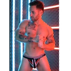 Jock Strap Locker Room BREEDWELL 240102 Noir -Men Attitude Boutique jocktrap breedwell black 240102 a