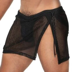 Jupe Ibiza TOF PARIS JU001N -Men Attitude Boutique jupe tof ju001n noir 4