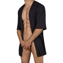 Kimono Candyman 99433 7 Kimono Candyman 99433 -Men Attitude Boutique kimono candy 99433 noir 4