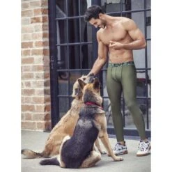 Legging Clever Ideal Athletic0372 Kaki 7 Legging Clever Ideal Athletic0372 Kaki -Men Attitude Boutique legging clever 0372 kaki a