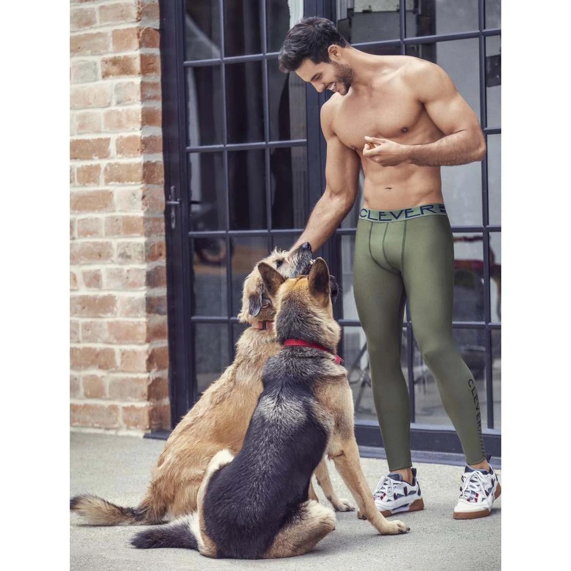 Legging Clever Ideal Athletic0372 Kaki 4 Legging Clever Ideal Athletic0372 Kaki – Image 2