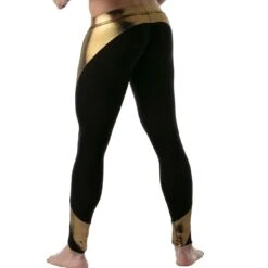 Legging Metal TOF PARIS TOF137O Or -Men Attitude Boutique legging tof TOF137O or 3 1