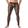 Legging Mesh TOF PARIS TOF334N Noir -Men Attitude Boutique legging tof tof334n noir m