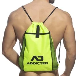 Sac De Sport Addicted AD1076 Jaune -Men Attitude Boutique sac ad ad1076 jaune 5