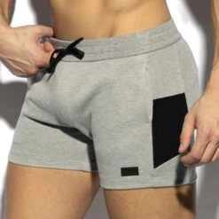Short ES Collection First Class Athletic SP298 -Men Attitude Boutique short esco sp298 gris 5