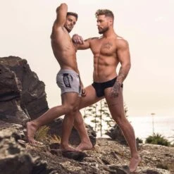 Short ES Collection First Class Athletic SP298 Gris -Men Attitude Boutique short esco sp298 gris a 1