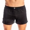 Short L Homme Invisible Cancun HW180CUN Noir -Men Attitude Boutique short hi HW180CUN noir m