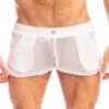 Short L Homme Invisible Madrague SP05MAD -Men Attitude Boutique short hi SP05MAD blanc m 1