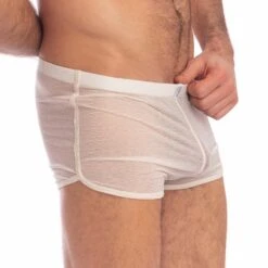 Short L Homme Invisible La Crème HW129VEI -Men Attitude Boutique short hi hw129vei blanc 4