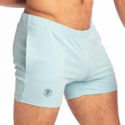 Short L Homme Invisible Hypnos Ice Blue HW135HYP -Men Attitude Boutique short hi hw135hyp bleu 4 1