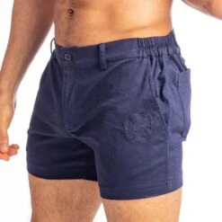 Short L Homme Invisible Tennis HW158TNS -Men Attitude Boutique short hi hw158tns bleu 4