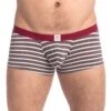 Shorty L Homme Invisible Ruby & Graphite MY39RUB -Men Attitude Boutique short hi my39rub raye m