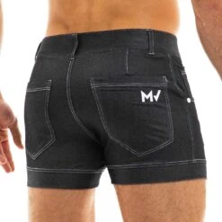 Short Modus Vivendi Jeans 05061 -Men Attitude Boutique short modus 05061 noir 3