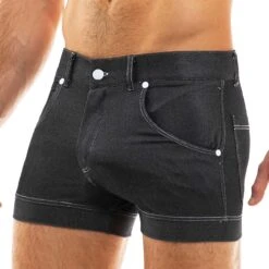Short Modus Vivendi Jeans 05061 -Men Attitude Boutique short modus 05061 noir 4