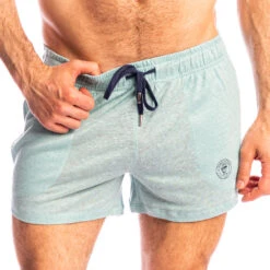 Short L Homme Invisible Nieuport RW29NIE Turquoise 6 Short L Homme Invisible Nieuport RW29NIE Turquoise -Men Attitude Boutique short nie lhomme invisible rw29nie blue 2