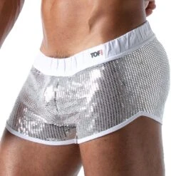 Short Star TOF PARIS TOF179A Argent -Men Attitude Boutique short tof TOF179A argent 4 1