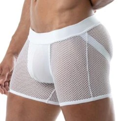 Short Circuit Mesh TOF PARIS TOF239B -Men Attitude Boutique short tof TOF239B blanc 4