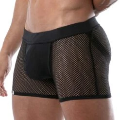 Short Circuit Mesh TOF PARIS TOF239N -Men Attitude Boutique short tof tof239n noir 4
