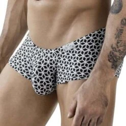 Shorty Clever Cuadricula 1856 Blanc -Men Attitude Boutique shorty clever 1856 blanc 4