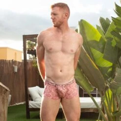 Shorty L Homme Invisible La Fleur Rose MY14LFR -Men Attitude Boutique shorty hi MY14LFR rose a