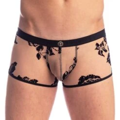 Shorty L Homme Invisible Velours Et Luxure MY39LUX Noir