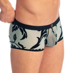 Shorty L Homme Invisible Velours Mystique MY39VEL Turquoise -Men Attitude Boutique shorty hi MY39VEL turquoise 4