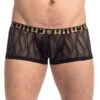 Shorty L Homme Invisible Flamme Noire MY39FLA 2 Shorty L Homme Invisible Flamme Noire MY39FLA -Men Attitude Boutique shorty hi my39fla noir m