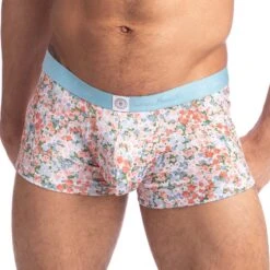 Shorty L Homme Invisible Lit De Fleurs MY39LDF -Men Attitude Boutique shorty hi my39ldf bleuciel 4
