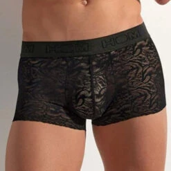 HOM Shorty Free Cut Lace Noir Noir