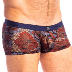 Shorty L Homme Invisible Reverie Florale MY39REV Chocolat -Men Attitude Boutique shorty rev lhomme invisible my39rev chocolat 2