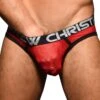 Slip Andrew Christian Scarlet Sheer 91906 -Men Attitude Boutique slip ac 91906 rouge m