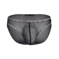 Slip Andrew Christian Sheer Leopard 92556 -Men Attitude Boutique slip ac 92556 noir 9